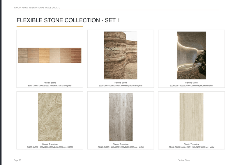 MCM-Travertine Classic Travertine Texture (GR35鈥揋R60)